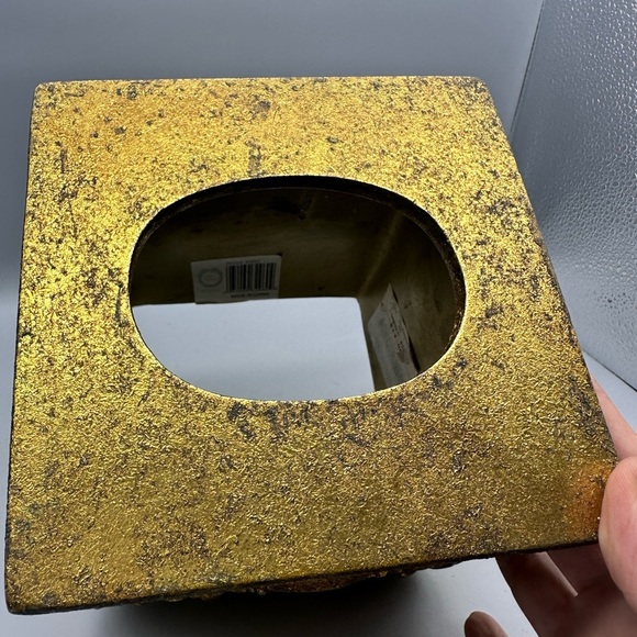 Gold Textured Decorative Box - Picture 3 of 11